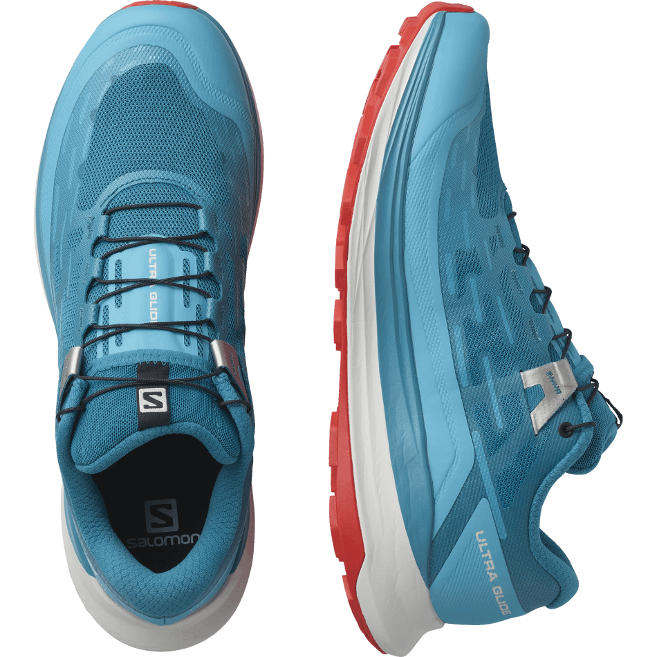 Men's Trail Running Shoes Ultra Glide Teal-Barrier Reef-Goji Berry - Image 6