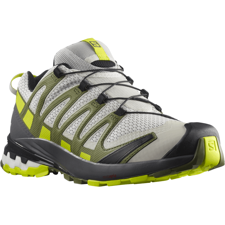 Men's Trail Running Shoes Xa Pro 3D V8 Lunar Rock-Primrose-Olivine - Image 2