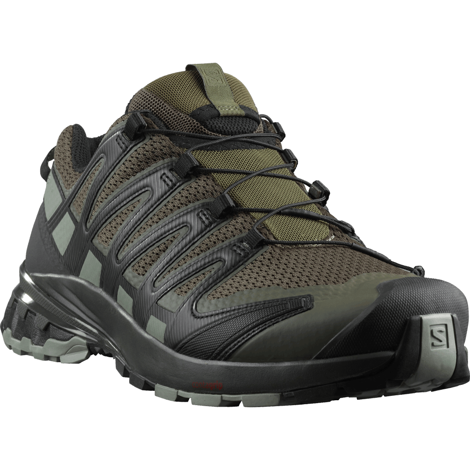 Men's Trail Running Shoes Xa Pro 3D V8 Wide Grape Leaf-Peat-Shadow - Image 2