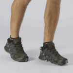 Men's Trail Running Shoes Xa Pro 3D V8 Wide Grape Leaf-Peat-Shadow - Image 6