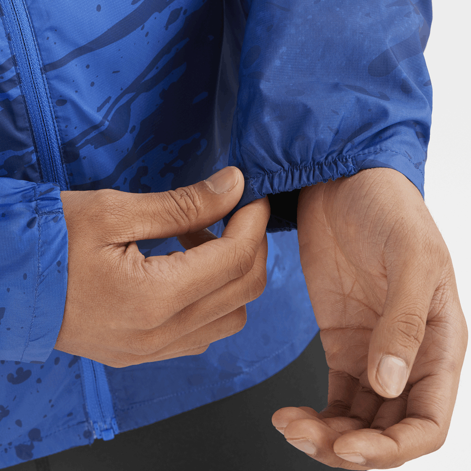 Men's Wind Jacket Hoodie Bonatti Cross Wind Nautical Blue-Ao-Navy Peony - Image 5