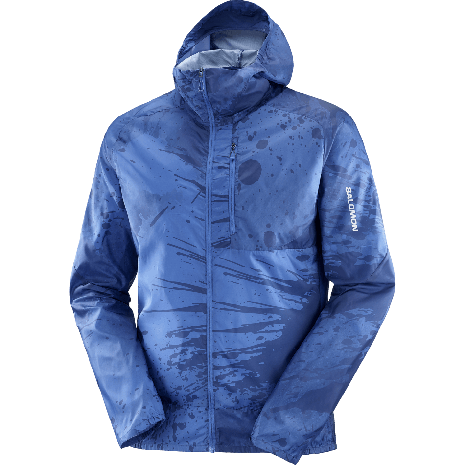 Men's Wind Jacket Hoodie Bonatti Cross Wind Nautical Blue-Ao-Navy Peony - Image 8