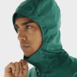 Men's Wind Jacket Hoodie Bonatti Cross Wind Pacific - Image 4