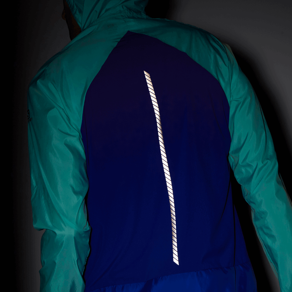 Men's Wind Jacket Hoodie Bonatti Cross Wind Pool Blue-Blue-Empire Yellow - Image 7