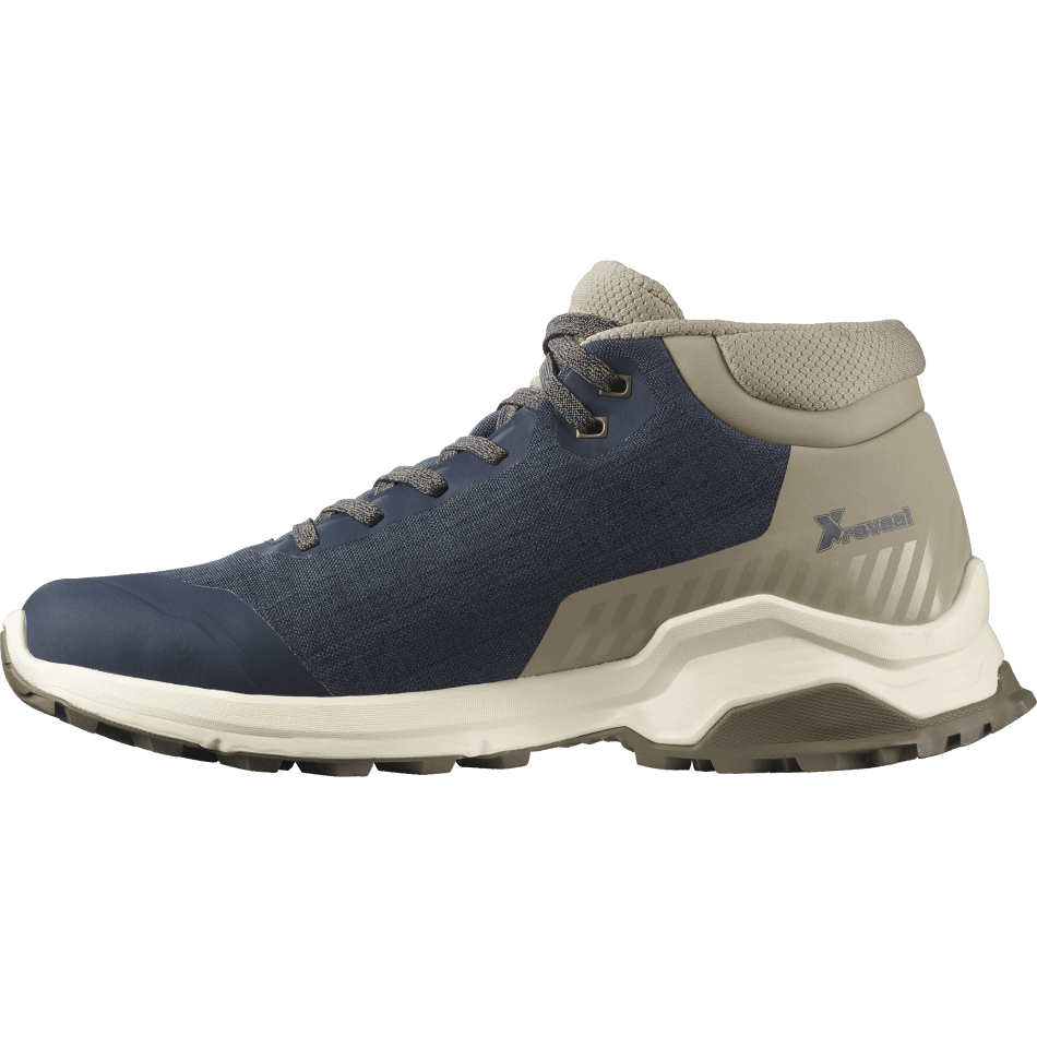 Men's Winter Boots X Reveal Chukka Climasalomon™ Waterproof Navy-Bungee Cord - Image 8