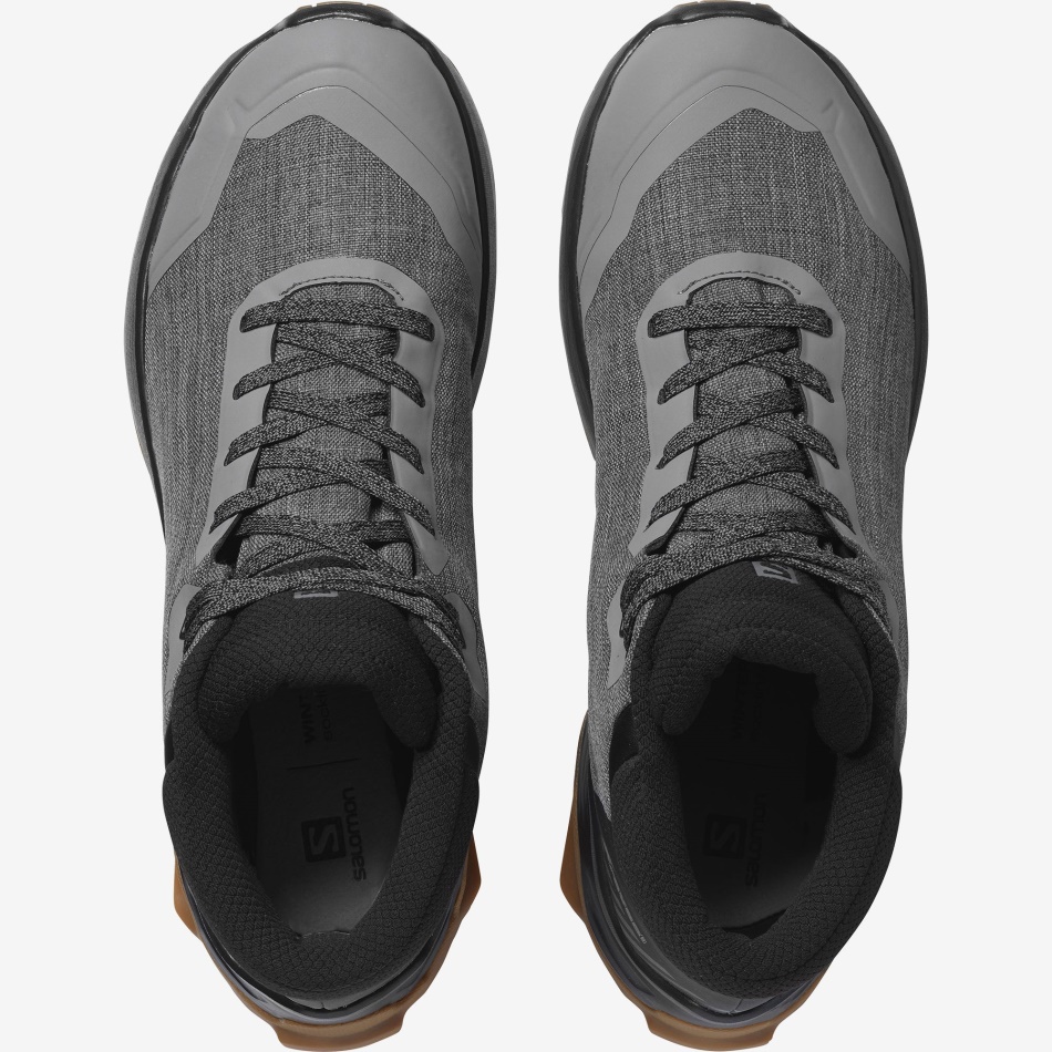 Men's Winter Boots X Reveal Chukka Climasalomon™ Waterproof Quiet Shade-Gum1A - Image 2