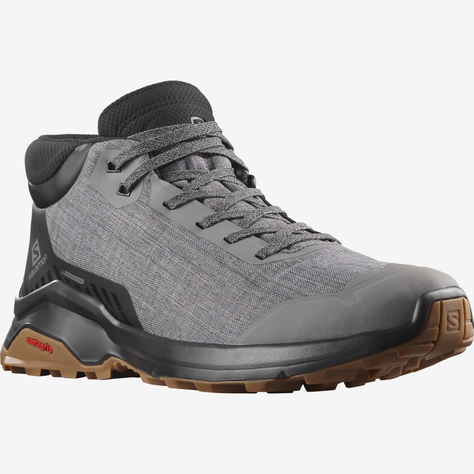 Men's Winter Boots X Reveal Chukka Climasalomon™ Waterproof Quiet Shade-Gum1A - Image 4