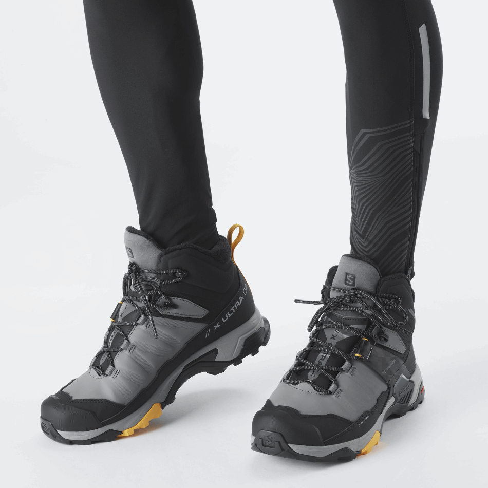 Men's Winter Boots X Ultra 4 Mid Winter Thinsulate™ Climasalomon™ Waterproof Quiet Apricot - Image 7