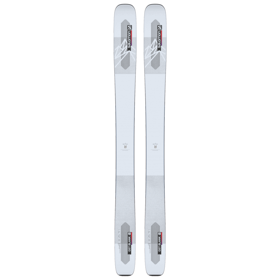 Unisex All-Mountain Skis Qst Blank Illusion Blue-Red-Process Blue - Image 2