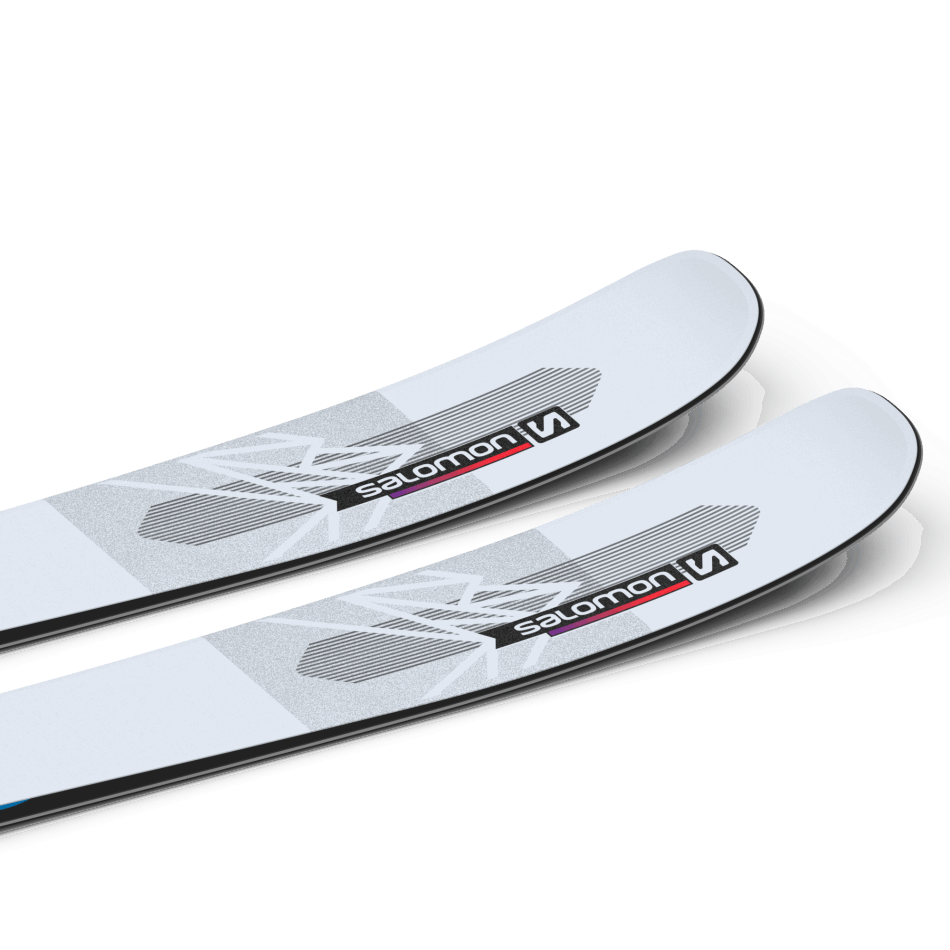 Unisex All-Mountain Skis Qst Blank Illusion Blue-Red-Process Blue - Image 4
