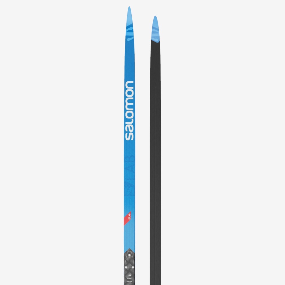unisex_classic_nordic_skis_s_lab_carbon_classic_med.jpg Unisex Classic Nordic Skis S/Lab Carbon Classic Med - Image 1