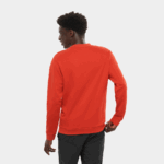 Unisex Crewneck Pullover Outlife Logo Summer Aura Orange - Image 4