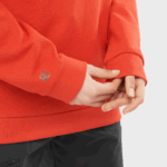 Unisex Crewneck Pullover Outlife Logo Summer Aura Orange - Image 5
