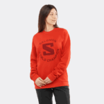 Unisex Crewneck Pullover Outlife Logo Summer Aura Orange - Image 7