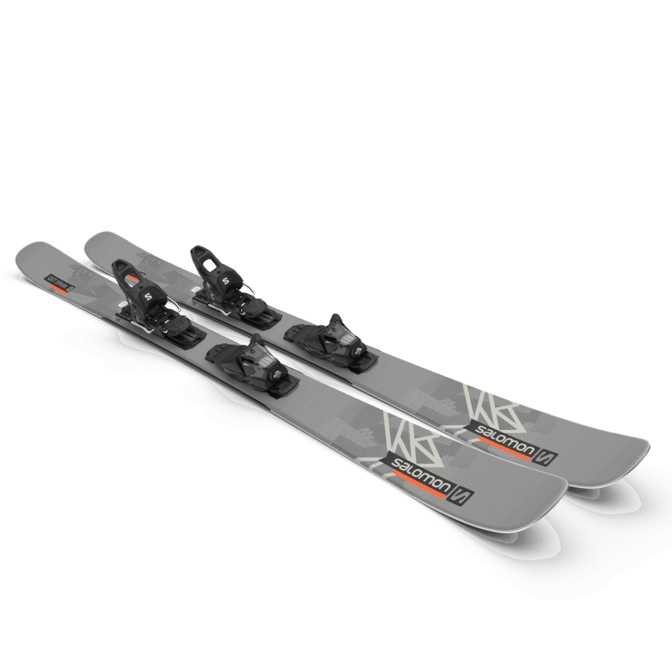 Unisex Freestyle Ski Package Qst Spark (And M10) Storm Gray-Black-Flame - Image 6