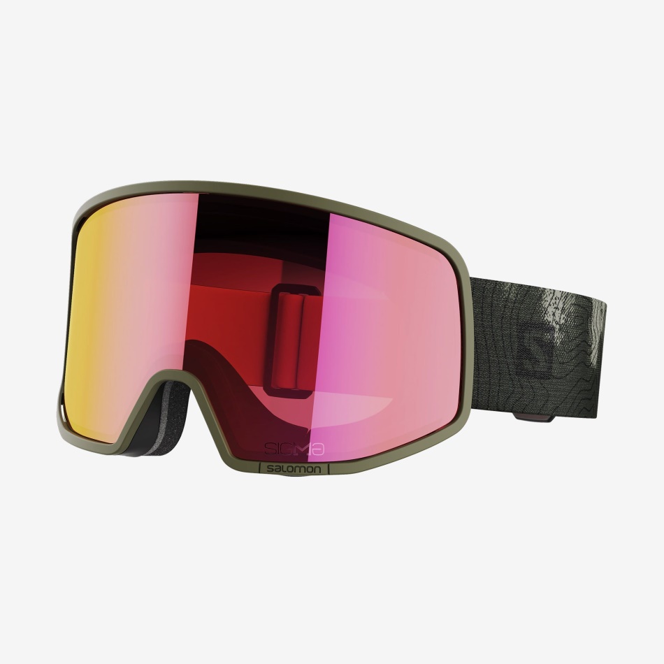 unisex_goggles_lo_fi_sigma_olive_night.jpg Unisex Goggles Lo Fi Sigma Olive Night - Image 1