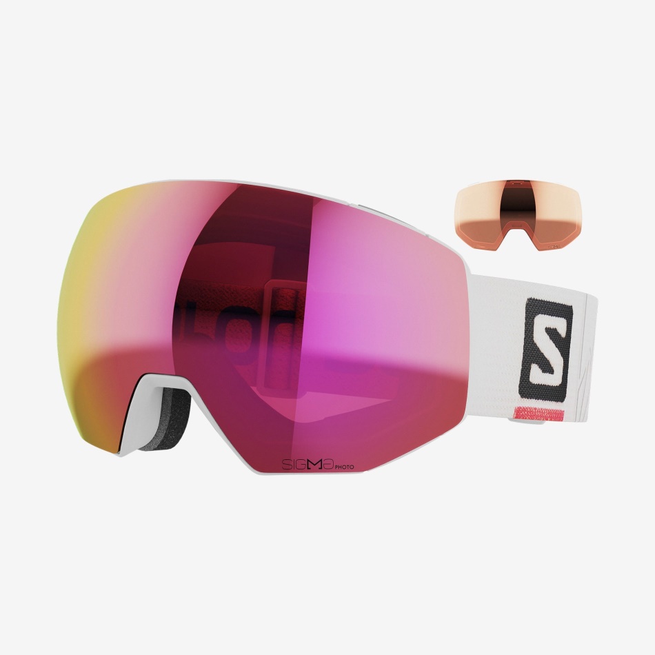 unisex_goggles_radium_prime_sigma_photochromic_and_extra_lens_white.jpg Unisex Goggles Radium Prime Sigma Photochromic (And Extra Lens) White - Image 1