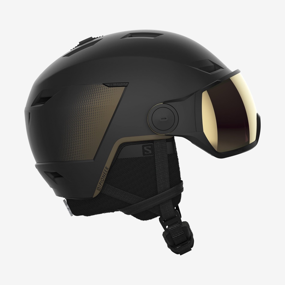 Unisex Helmet Pioneer Lt Visor Sigma Black/Grey Black-Grey - Image 1