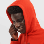 Unisex Hooded Pullover Outlife Logo Summer Aura Orange - Image 8