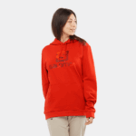 Unisex Hooded Pullover Outlife Logo Summer Aura Orange - Image 9