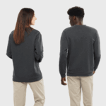 Unisex Hooded Pullover Outlife Logo Summer Heather Ebony-Heather - Image 2