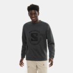 Unisex Hooded Pullover Outlife Logo Summer Heather Ebony-Heather - Image 3