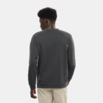 Unisex Hooded Pullover Outlife Logo Summer Heather Ebony-Heather - Image 4