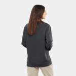Unisex Hooded Pullover Outlife Logo Summer Heather Ebony-Heather - Image 8