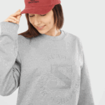 Unisex Hooded Pullover Outlife Logo Summer Heather Grey-Heather - Image 6