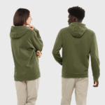 Unisex Hooded Pullover Outlife Logo Summer Olive Night - Image 2