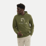 Unisex Hooded Pullover Outlife Logo Summer Olive Night - Image 3