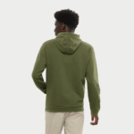 Unisex Hooded Pullover Outlife Logo Summer Olive Night - Image 4