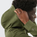 Unisex Hooded Pullover Outlife Logo Summer Olive Night - Image 7