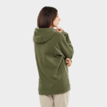 Unisex Hooded Pullover Outlife Logo Summer Olive Night - Image 9