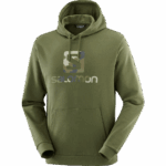 Unisex Hooded Pullover Outlife Logo Summer Olive Night - Image 10