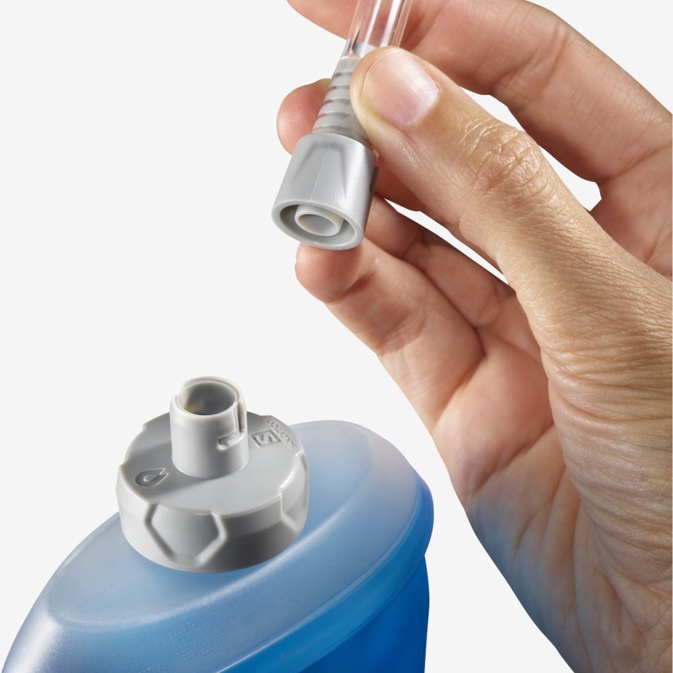 Unisex Hydration Accessories Soft Flask 500Ml/17Oz Straw 28 Blue - Image 4