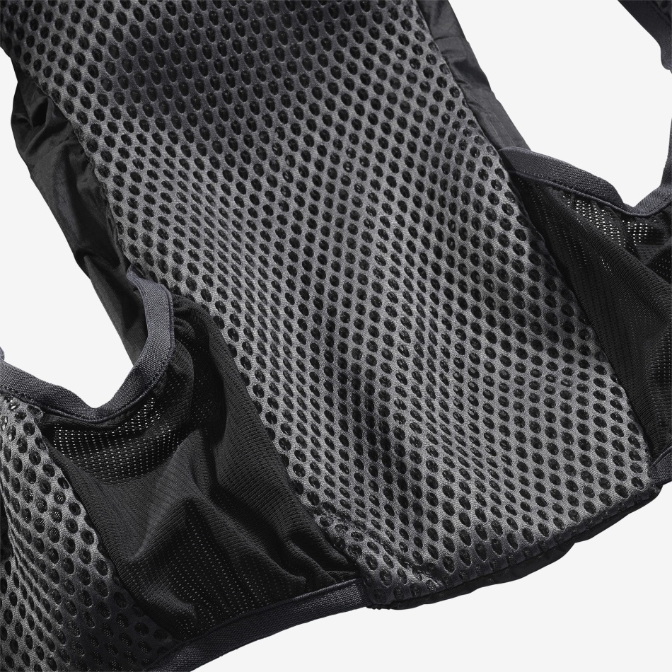 Unisex Running Vest With Flasks Included Active Skin 8 Black-Ebony - Image 9