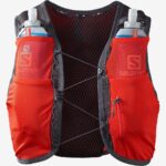 Unisex Running Vest With Flasks Included Active Skin 8 Fiery Red-Ebony - Image 6