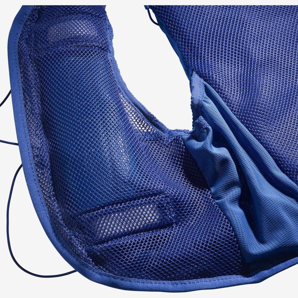 Unisex Running Vest With Flasks Included Adv Skin 12 Clematis Blue-Ebony - Image 4
