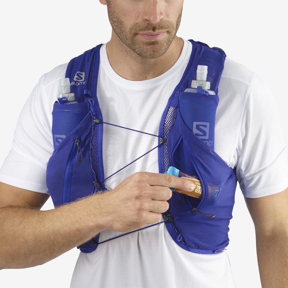 Unisex Running Vest With Flasks Included Adv Skin 12 Clematis Blue-Ebony - Image 6