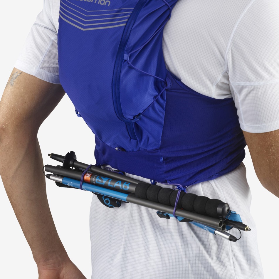 Unisex Running Vest With Flasks Included Adv Skin 12 Clematis Blue-Ebony - Image 9