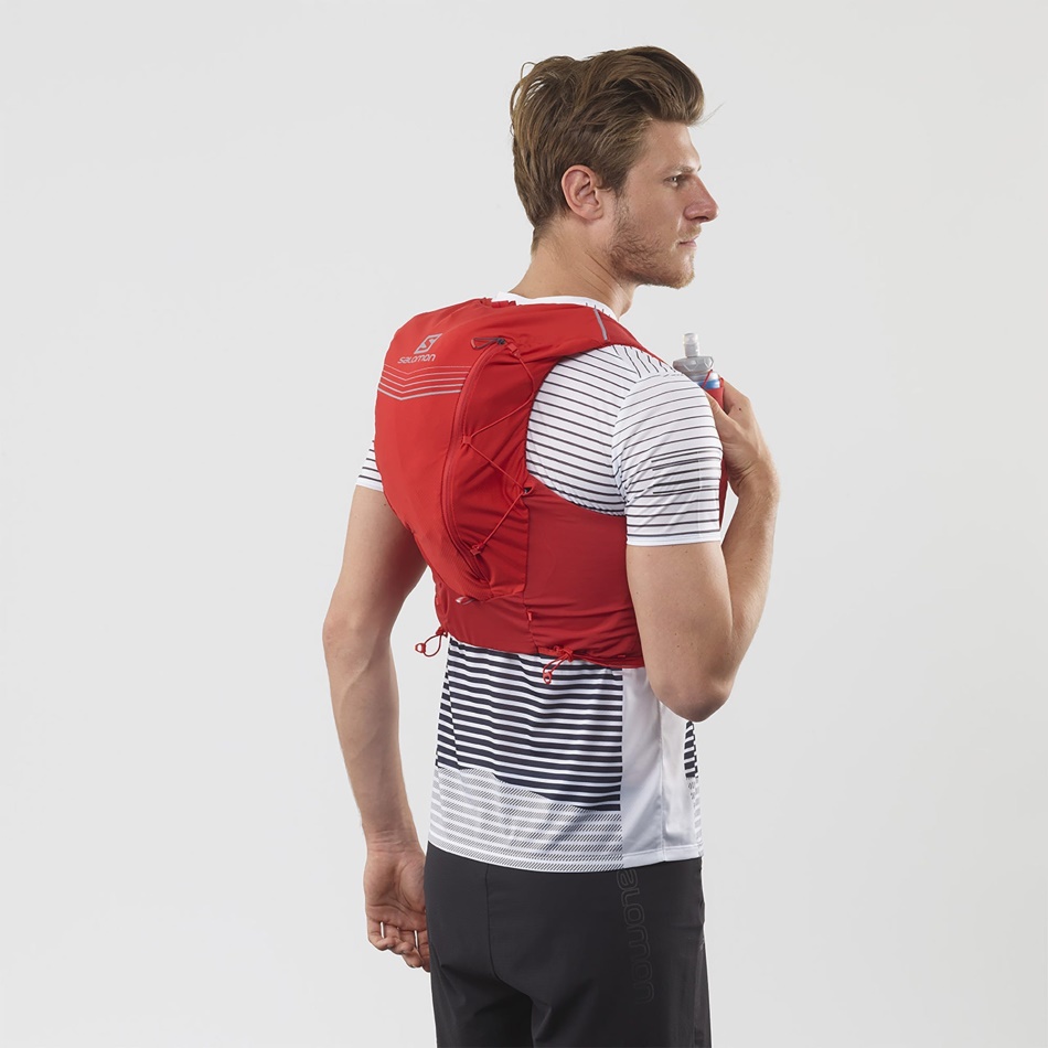 Unisex Running Vest With Flasks Included Adv Skin 12 Goji Berry - Image 3