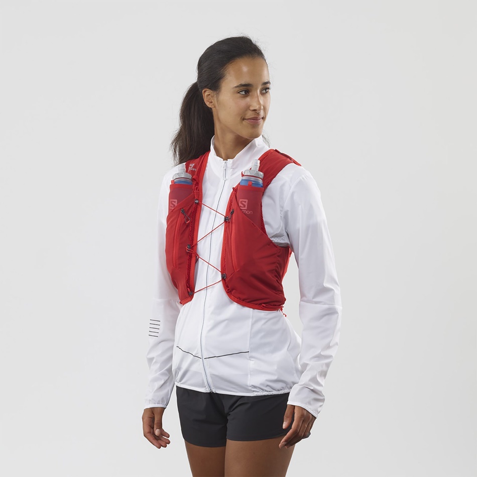 Unisex Running Vest With Flasks Included Adv Skin 12 Goji Berry - Image 4