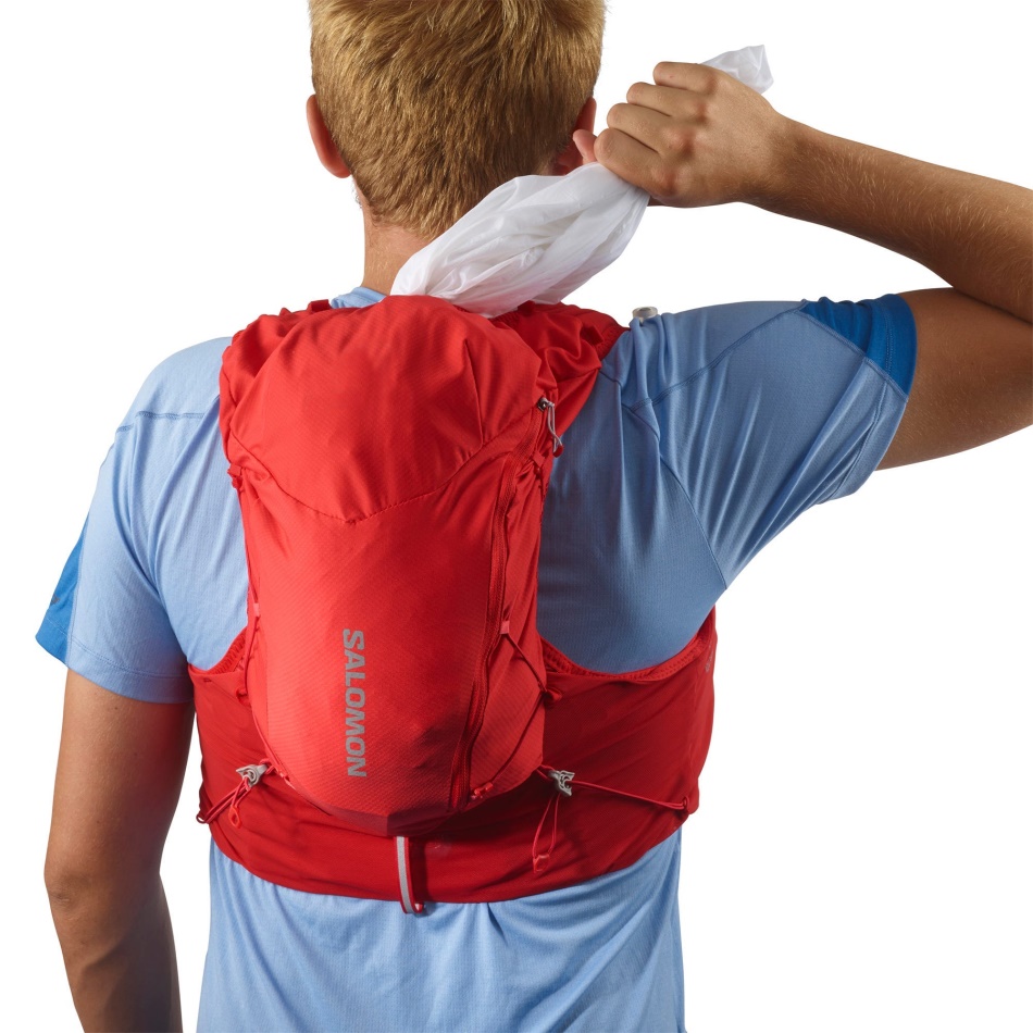 Unisex Running Vest With Flasks Included Adv Skin 12 Goji Berry-Ebony - Image 6