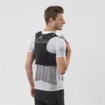 Unisex Running Vest With Flasks Included Adv Skin 5 Black - Image 3