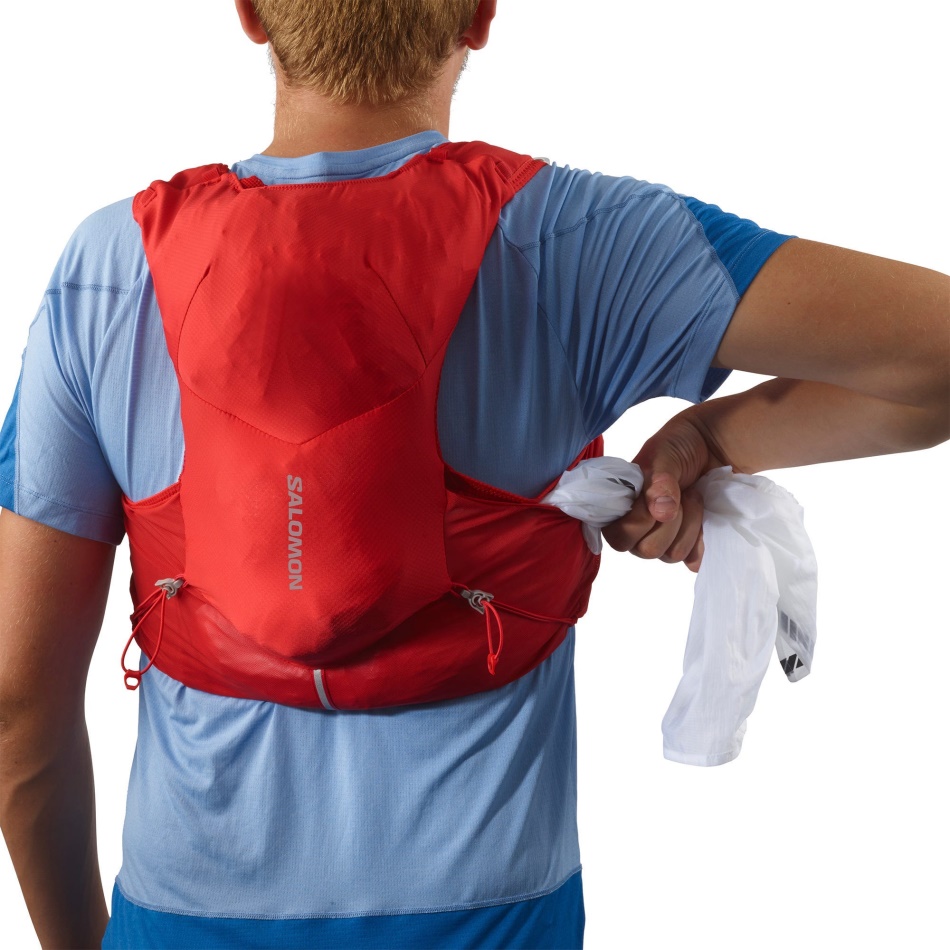 Unisex Running Vest With Flasks Included Adv Skin 5 Goji Berry-Ebony - Image 7