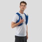 Unisex Running Vest With Flasks Included Adv Skin 5 Nautical Blue-Ebony-White - Image 2