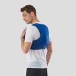 Unisex Running Vest With Flasks Included Adv Skin 5 Nautical Blue-Ebony-White - Image 3
