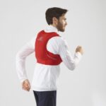 Unisex Running Vest With Flasks Included Sense Pro 5 Goji Berry-Black - Image 2