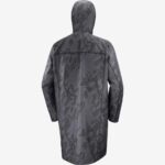 Unisex Shell Jacket Outlife Long Packable Ao-Black - Image 3